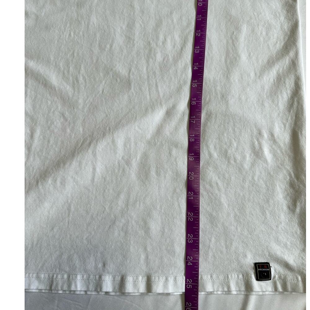 Tailored Recreation White Basic Short Sleeve Crew… - image 7